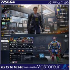 اکانت کالاف دیوتی موبایل لول 130 ریجن اسیا کد 725664