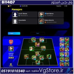 اکانت بازی ای فوتبال لول 3183 کد 811407