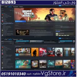 اکانت بازی steam لول 0 کد 812893