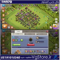 اکانت کلش اف کلنز تاون هال 8 لول 49 کد 114970
