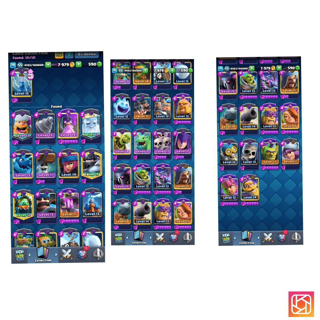 اکانت کلش رویال لول 55 کد 32663 4 اکانت کلش رویال لول 55 کد 32663 - Image 4