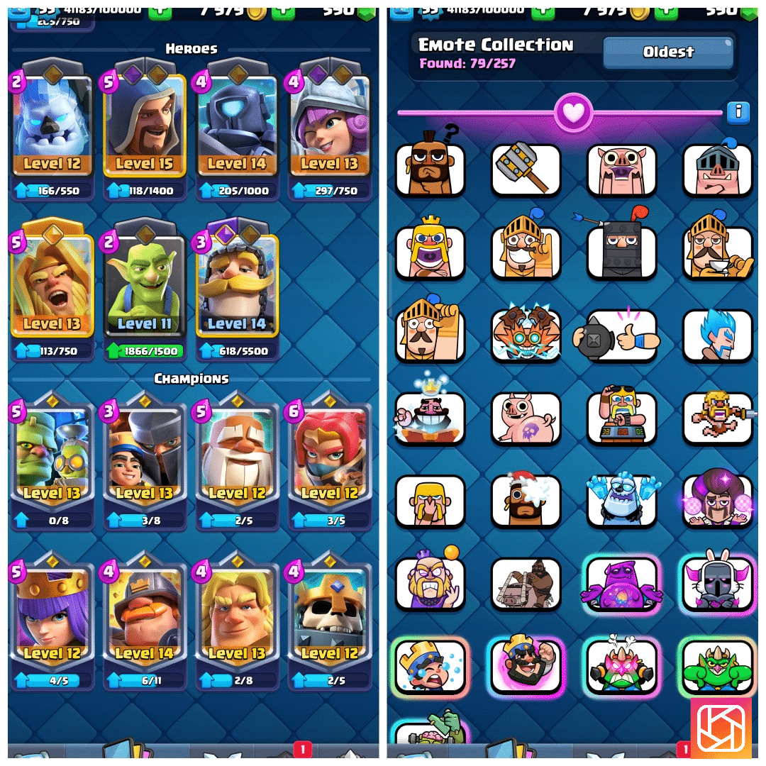 اکانت کلش رویال لول 55 کد 32663 5 اکانت کلش رویال لول 55 کد 32663 - Image 5