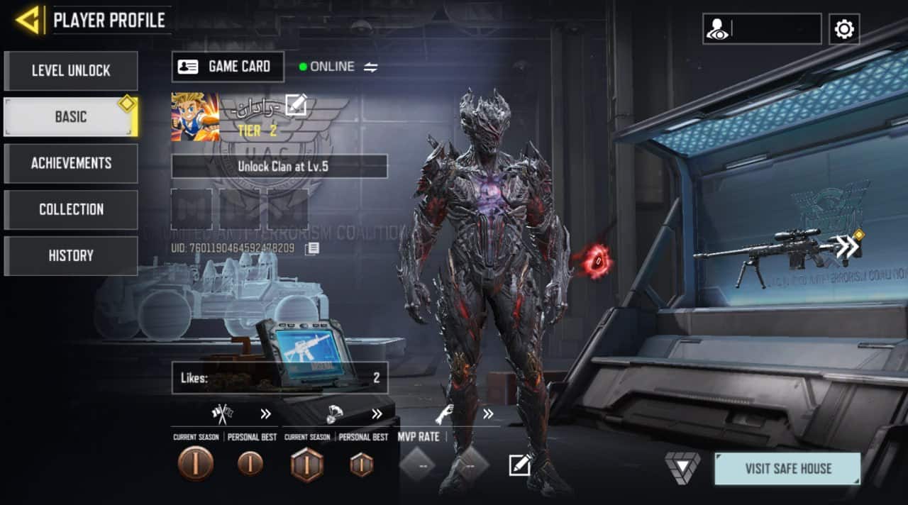 اکانت کالاف دیوتی موبایل لول 5 ریجن هند کد 753527 2 اکانت کالاف دیوتی موبایل لول 5 ریجن هند کد 753527 - Image 2