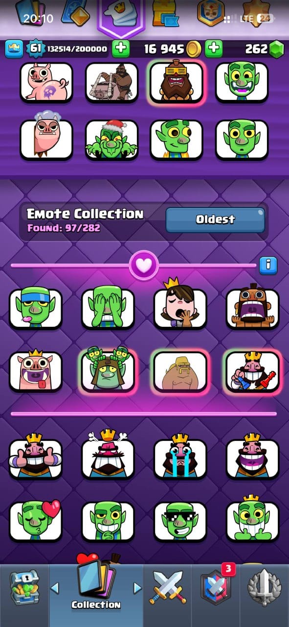 اکانت کلش رویال لول 62 کد 32794 6 اکانت کلش رویال لول 62 کد 32794 - Image 6