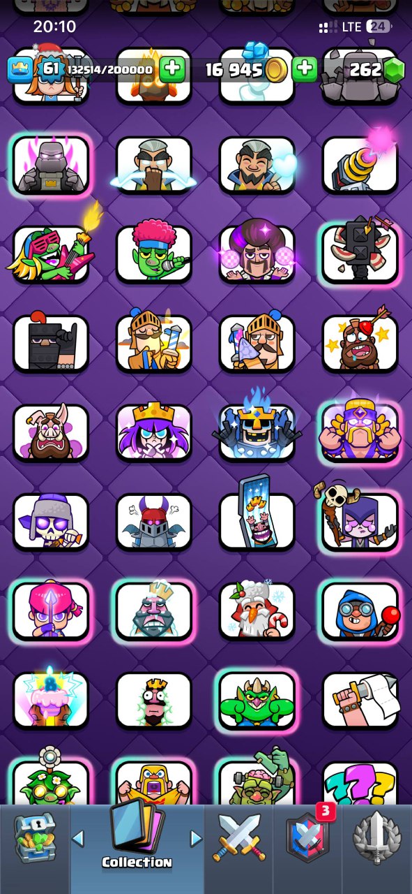 اکانت کلش رویال لول 62 کد 32794 5 اکانت کلش رویال لول 62 کد 32794 - Image 5