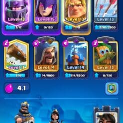 اکانت کلش رویال لول 42 کد 32543 9 IMG 20260214 174414 958