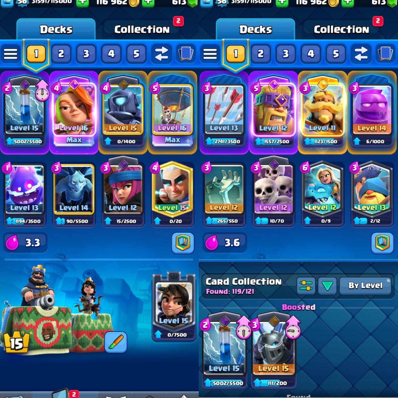 اکانت کلش رویال لول 56 کد 32706 3 اکانت کلش رویال لول 56 کد 32706 - Image 3