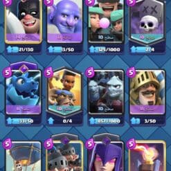 اکانت کلش رویال لول 43 کد 32710 10 IMG 20260222 224051 940