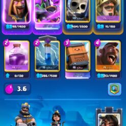 اکانت کلش رویال لول 62 کد 32791 9 IMG 20260227 180727 221