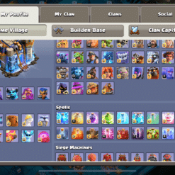 اکانت کلش اف کلنز تاون هال 18 لول 282 کد 115231 9 IMG 2825