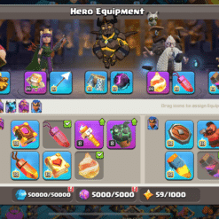 اکانت کلش اف کلنز تاون هال 18 لول 282 کد 115231 14 IMG 2830