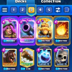 اکانت کلش رویال لول 76 کد 32757 9 IMG 4153