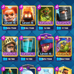 اکانت کلش رویال لول 76 کد 32757 10 IMG 4156