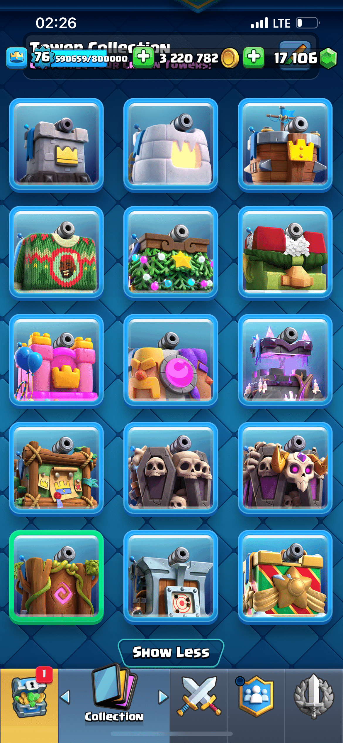 اکانت کلش رویال لول 76 کد 32757 7 اکانت کلش رویال لول 76 کد 32757 - Image 7