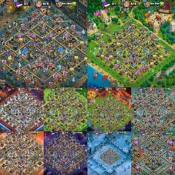 اکانت کلش اف کلنز تاون هال 18 لول 256 کد 114670 15 InShot 20260130 090911781