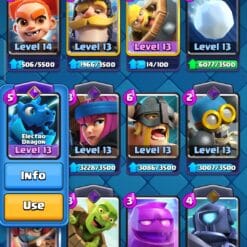 اکانت کلش رویال لول 52 کد 32537 12 Screenshot 2026 02 14 07 36 57 104 com.supercell.clashroyale1