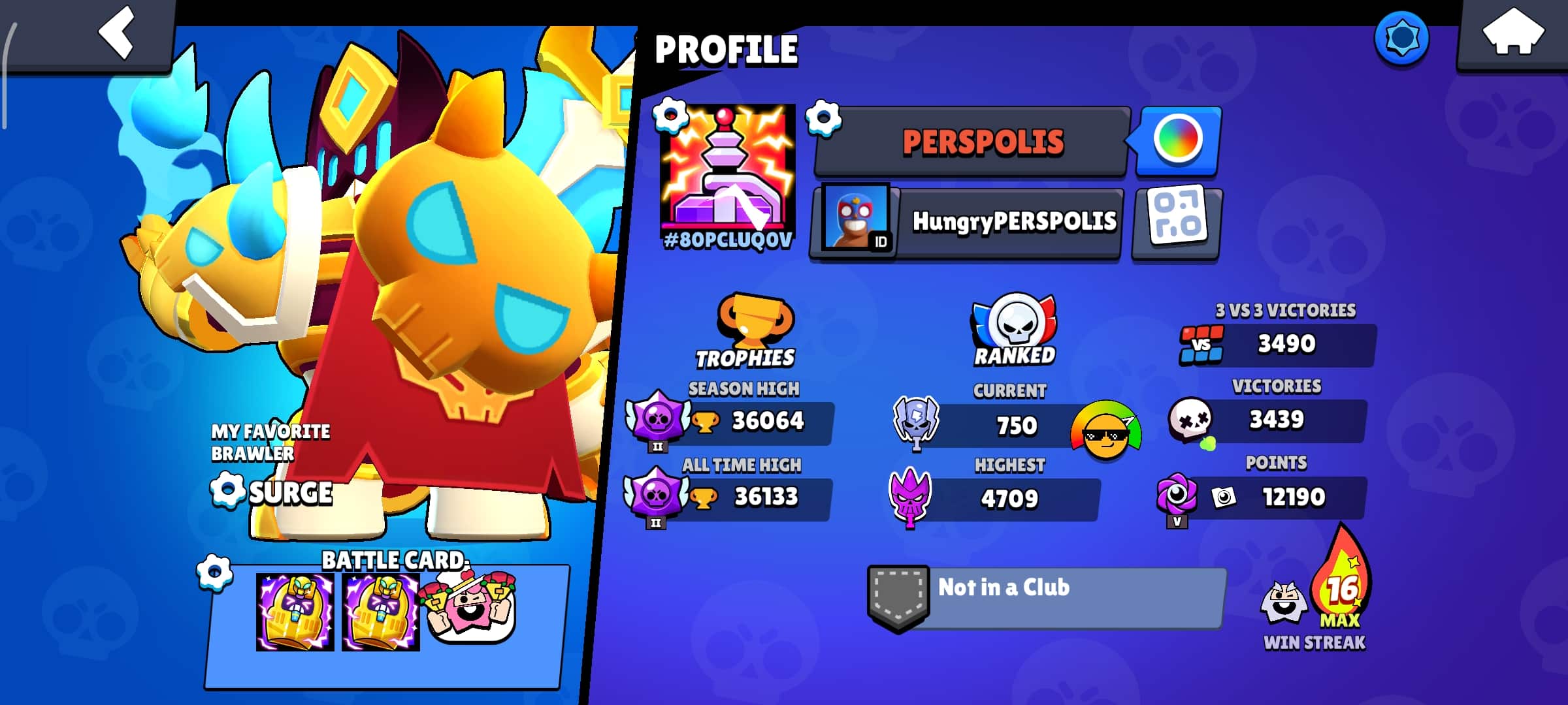 اکانت براول استارز کاپ 36105 کد 41014 2 اکانت براول استارز کاپ 36105 کد 41014 - Image 2