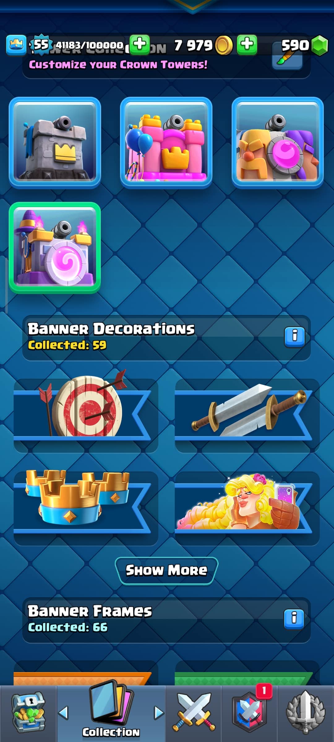 اکانت کلش رویال لول 55 کد 32663 6 اکانت کلش رویال لول 55 کد 32663 - Image 6