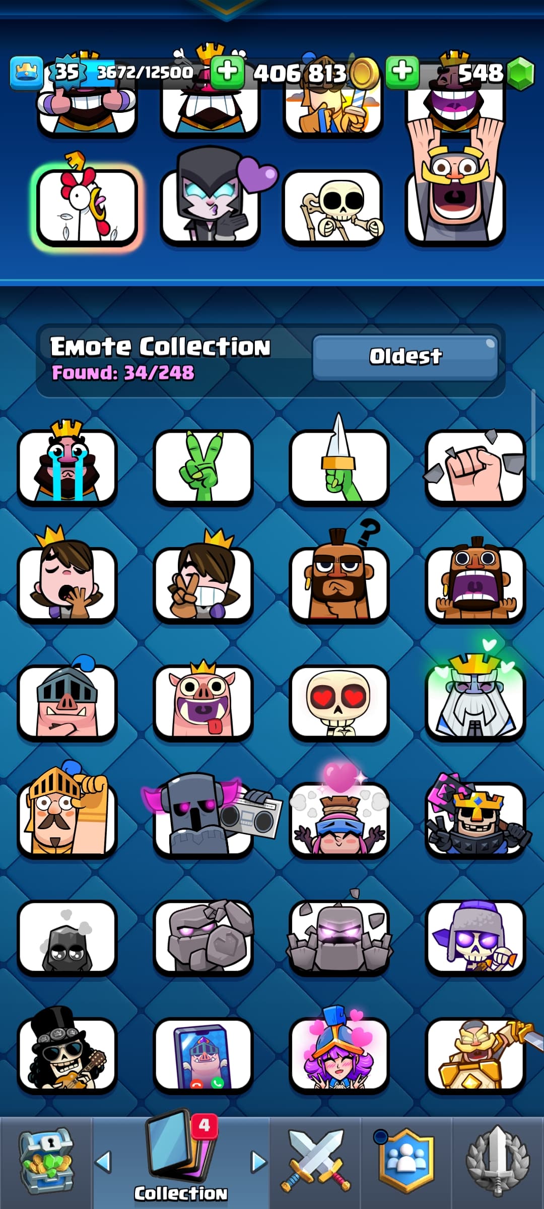 اکانت کلش رویال لول 35 کد 32751 5 اکانت کلش رویال لول 35 کد 32751 - Image 5