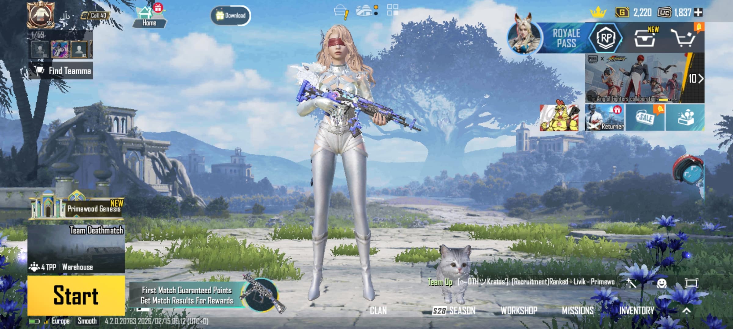 اکانت پابجی موبایل لول 58 کد 51631 2 اکانت پابجی موبایل لول 58 کد 51631 - Image 2