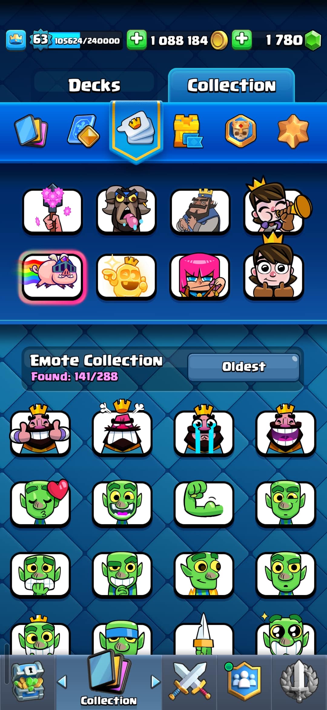 اکانت کلش رویال لول 63 کد 32792 5 اکانت کلش رویال لول 63 کد 32792 - Image 5