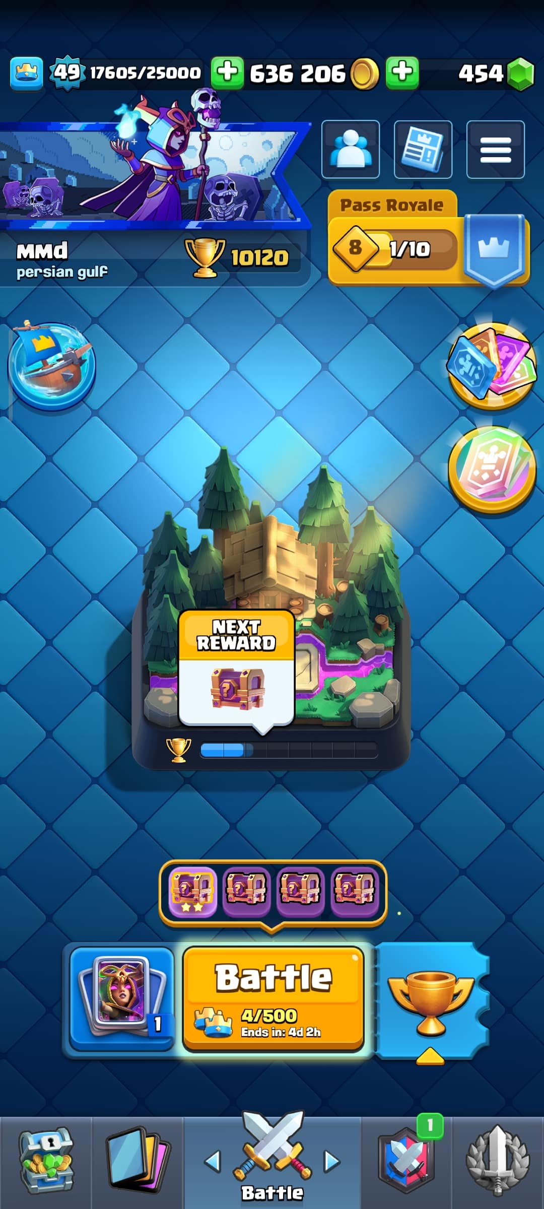 اکانت کلش رویال لول 49 کد 32326 2 اکانت کلش رویال لول 49 کد 32326 - Image 2