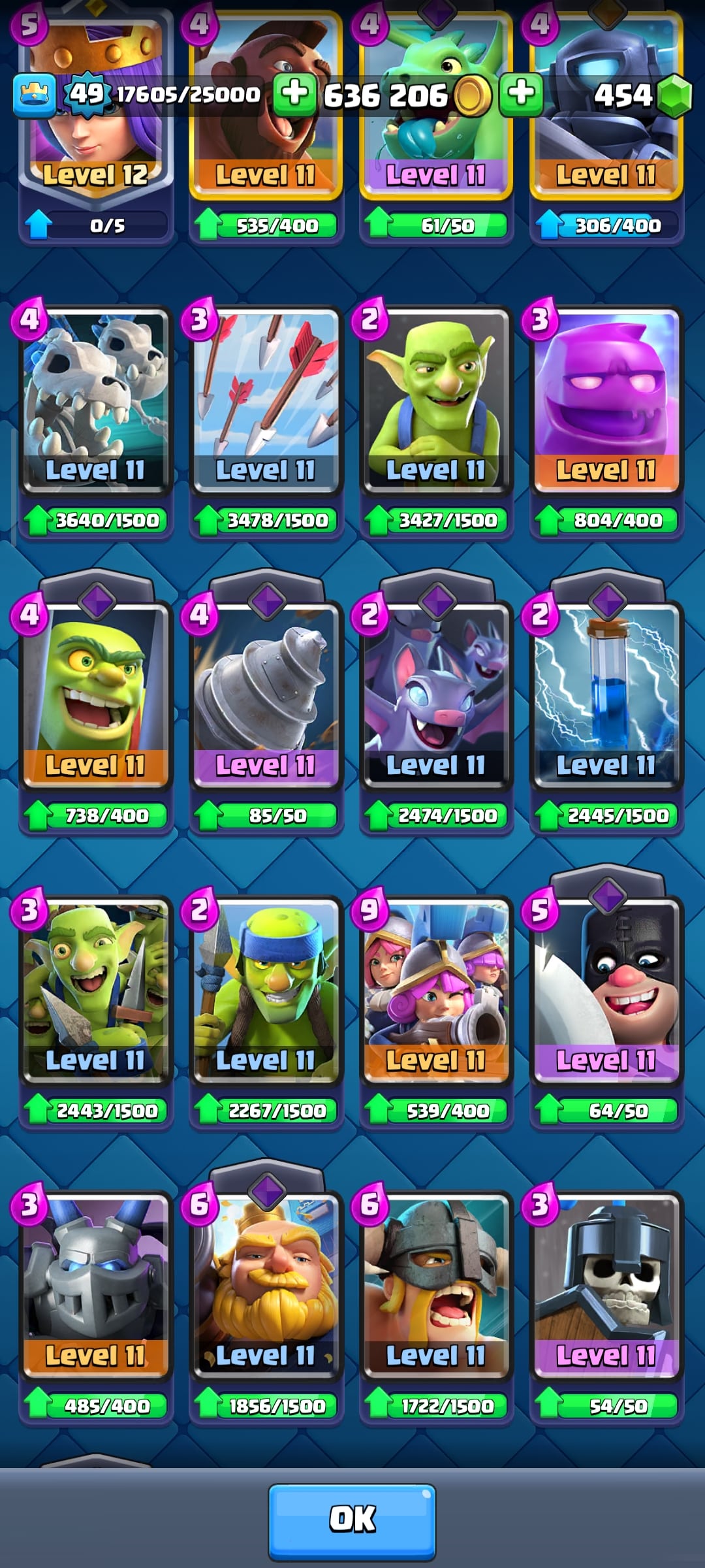 اکانت کلش رویال لول 49 کد 32326 6 اکانت کلش رویال لول 49 کد 32326 - Image 6