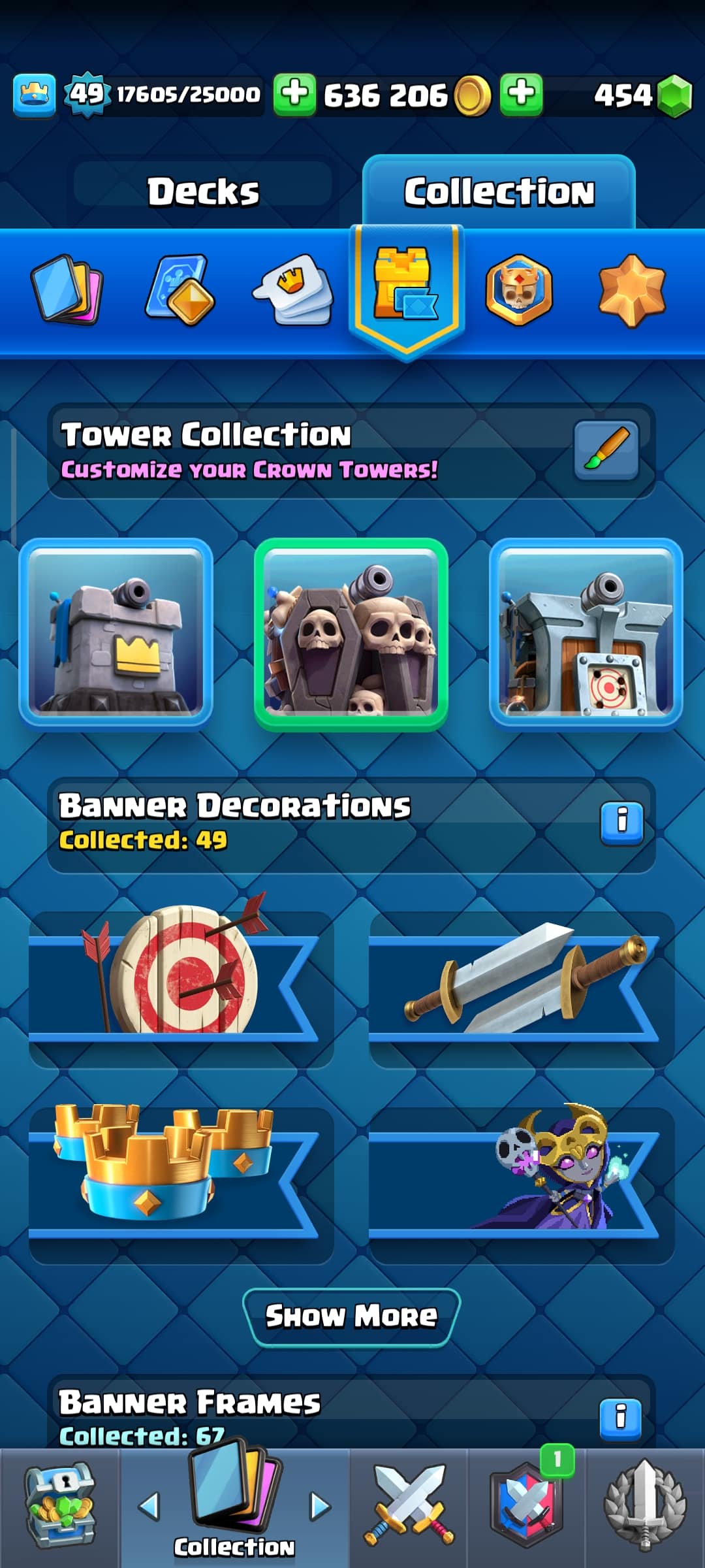 اکانت کلش رویال لول 49 کد 32326 7 اکانت کلش رویال لول 49 کد 32326 - Image 7