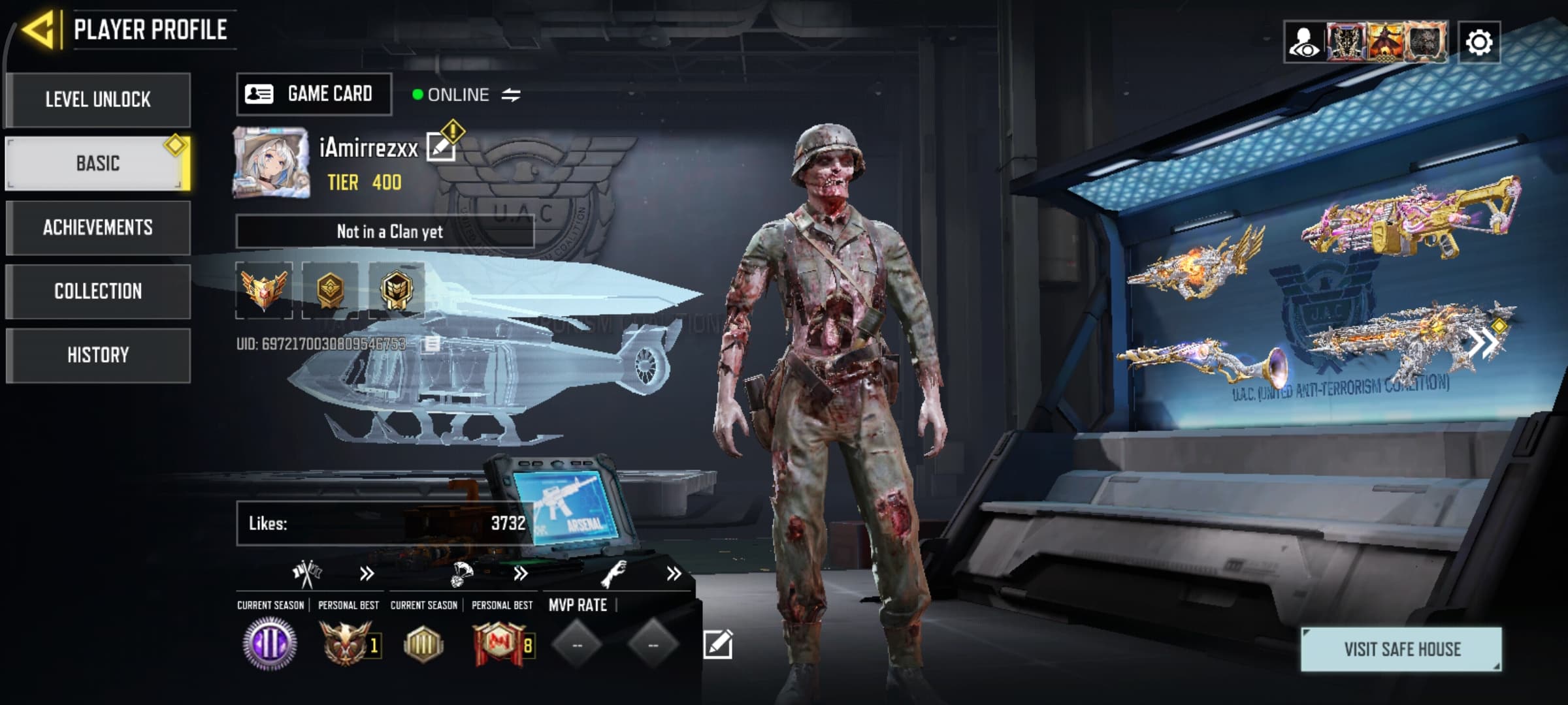 اکانت کالاف دیوتی موبایل لول 400 ریجن هند کد 756922 2 اکانت کالاف دیوتی موبایل لول 400 ریجن هند کد 756922 - Image 2