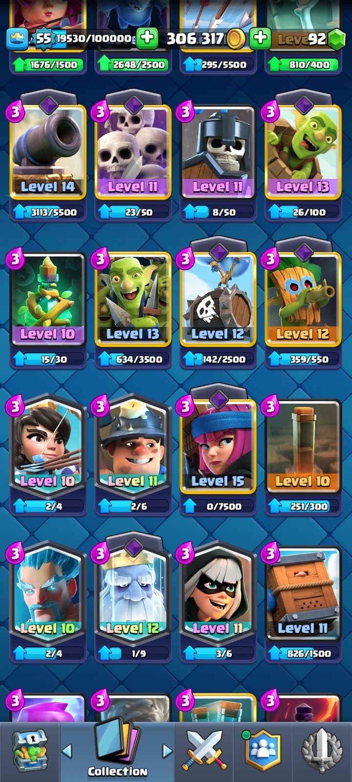 اکانت کلش رویال لول 55 کد 32774 6 اکانت کلش رویال لول 55 کد 32774 - Image 6