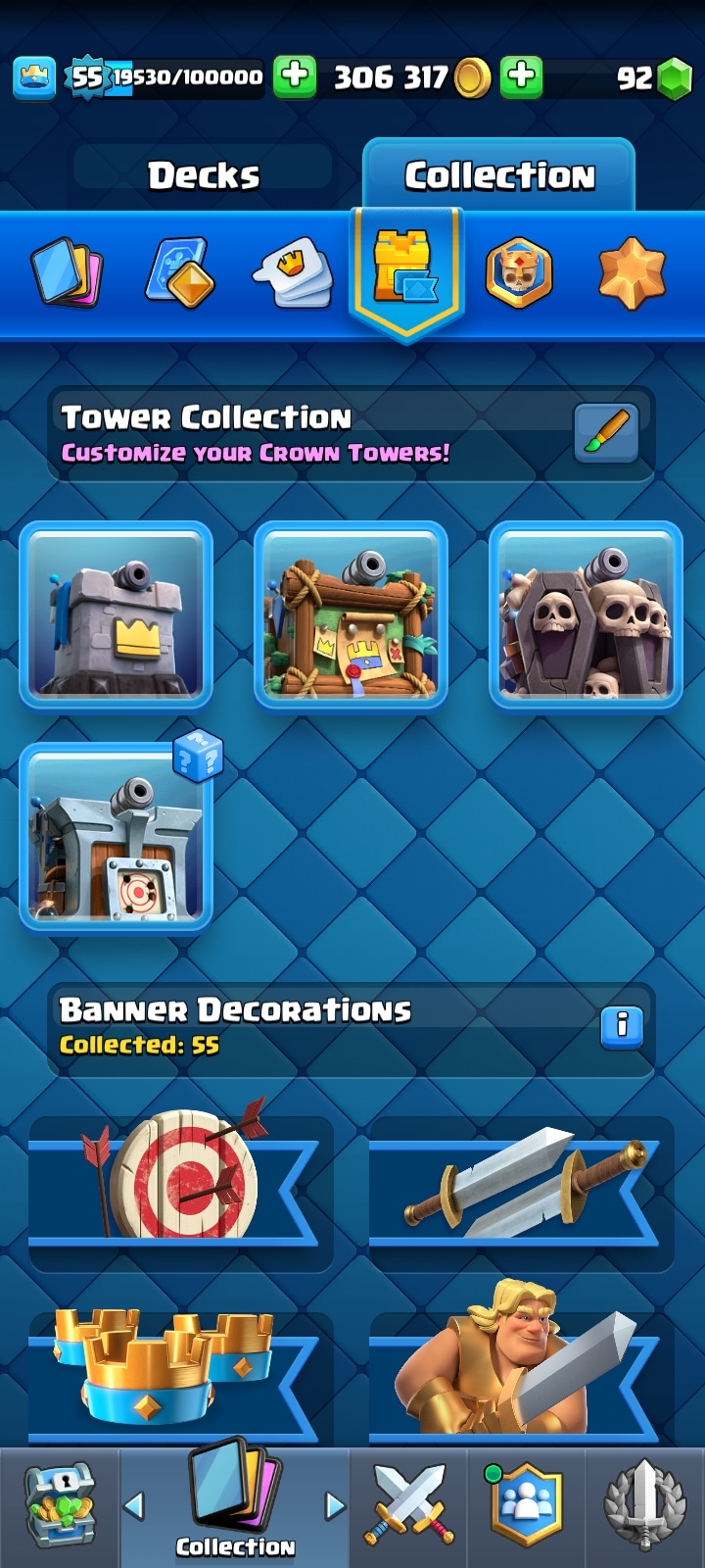 اکانت کلش رویال لول 55 کد 32774 7 اکانت کلش رویال لول 55 کد 32774 - Image 7