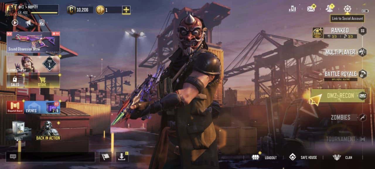 اکانت کالاف دیوتی موبایل لول 400 ریجن هند کد 755099 | تحویل آنی 3 اکانت کالاف دیوتی موبایل لول 400 ریجن هند کد 755099 | تحویل آنی - Image 3