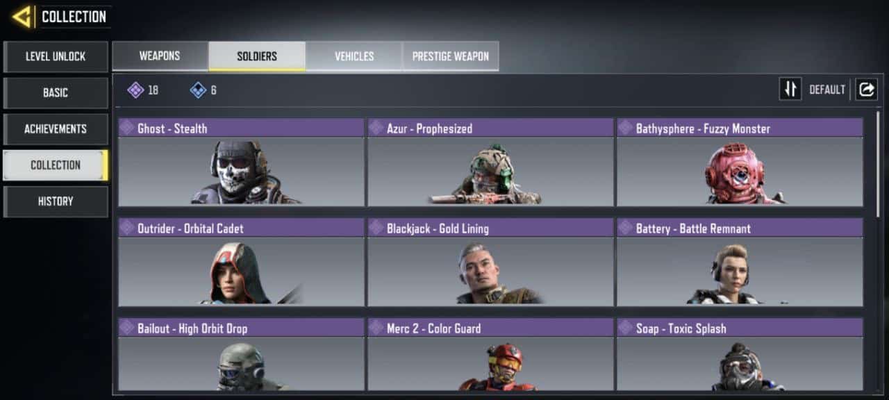 اکانت کالاف دیوتی موبایل لول 82 ریجن هند کد 756043 | تحویل آنی 4 اکانت کالاف دیوتی موبایل لول 82 ریجن هند کد 756043 | تحویل آنی - Image 4