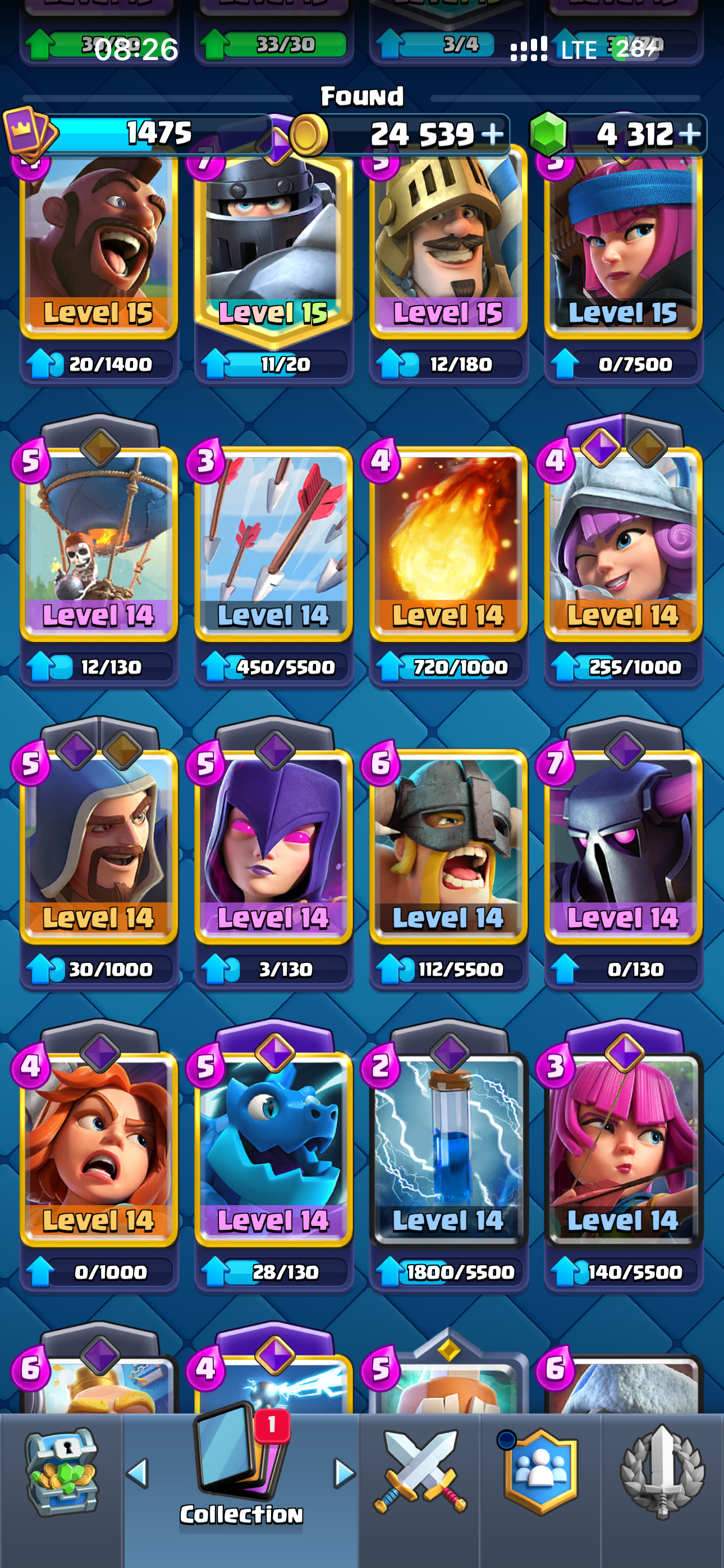 اکانت کلش رویال لول 52 کد 32832 4 اکانت کلش رویال لول 52 کد 32832 - Image 4