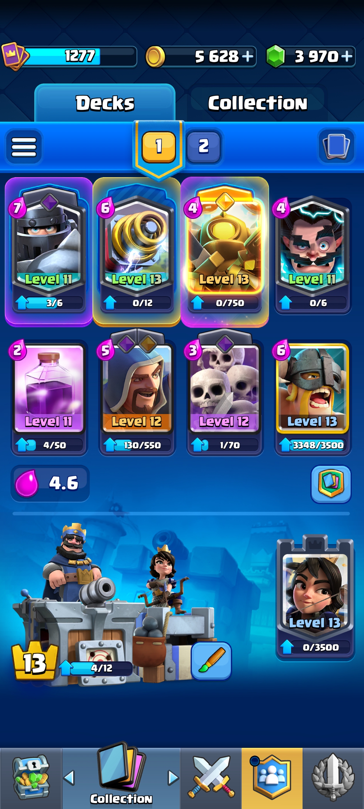 اکانت کلش رویال لول 13 کد 32823 3 اکانت کلش رویال لول 13 کد 32823 - Image 3