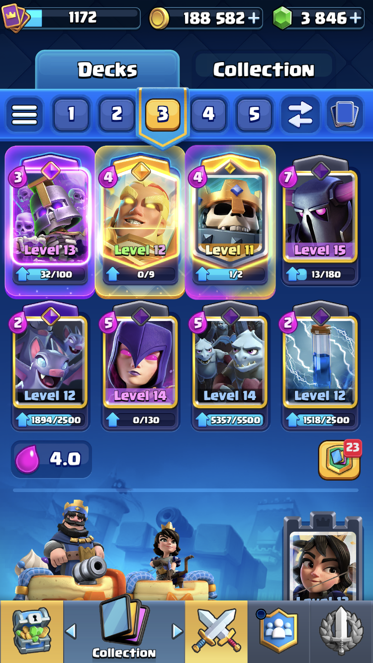 اکانت کلش رویال لول 13 کد 32893 3 اکانت کلش رویال لول 13 کد 32893 - Image 3