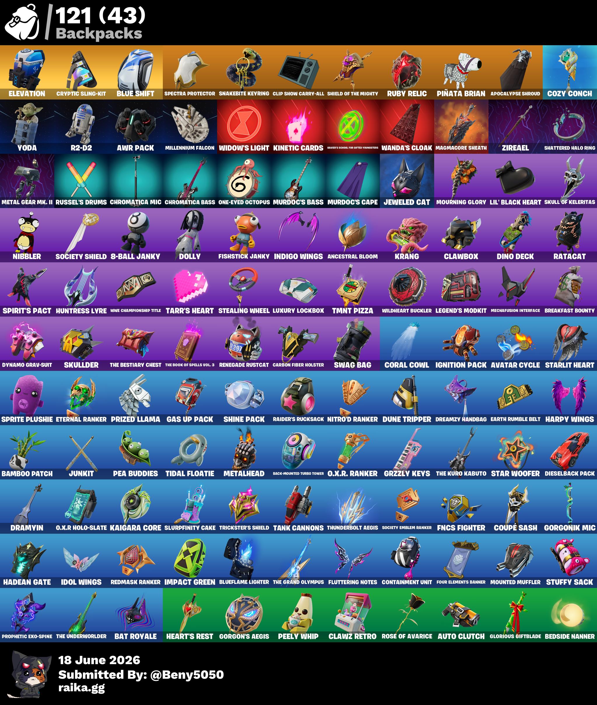 اکانت بازی فورتنایت لول 762 کد 814207 2 اکانت بازی فورتنایت لول 762 کد 814207 - Image 2