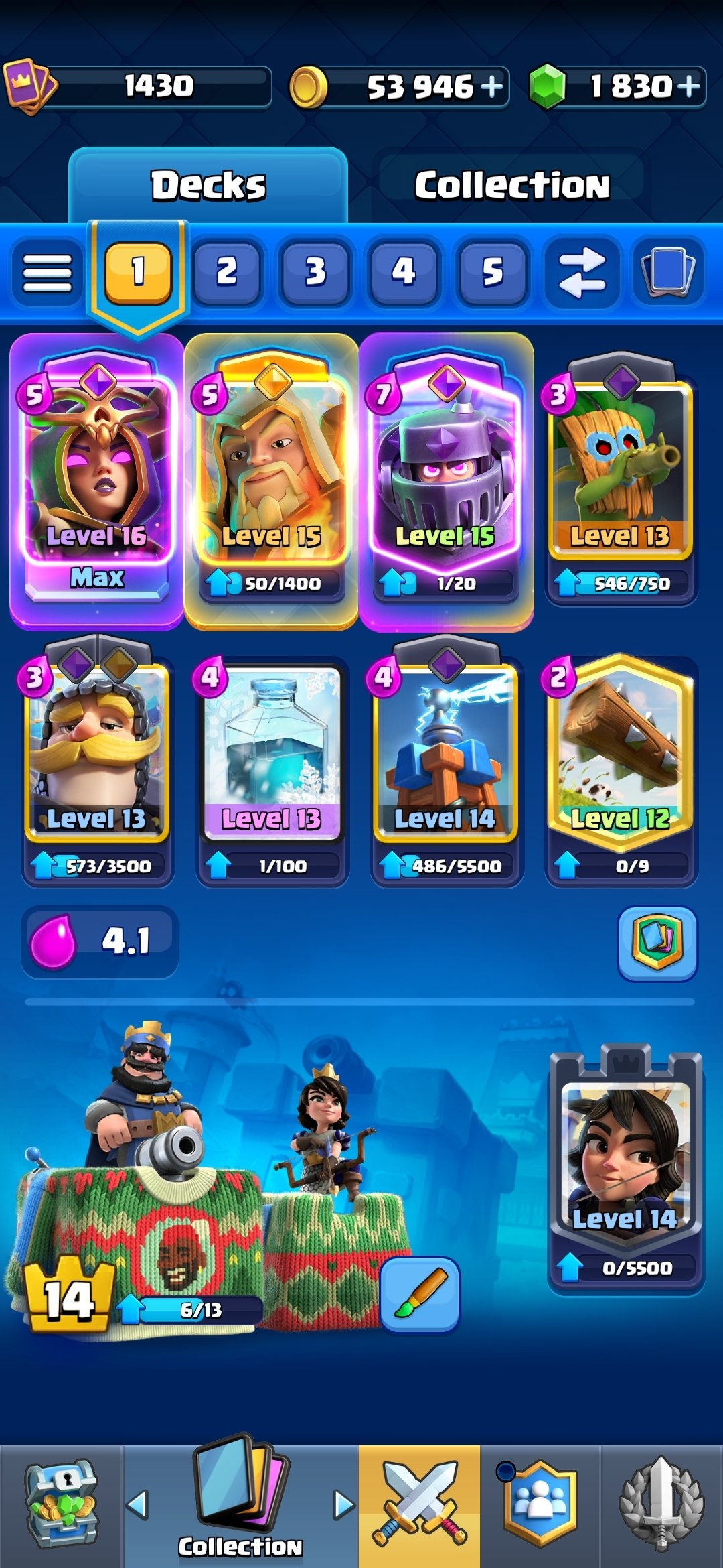 اکانت کلش رویال لول 53 کد 33066 3 اکانت کلش رویال لول 53 کد 33066 - Image 3
