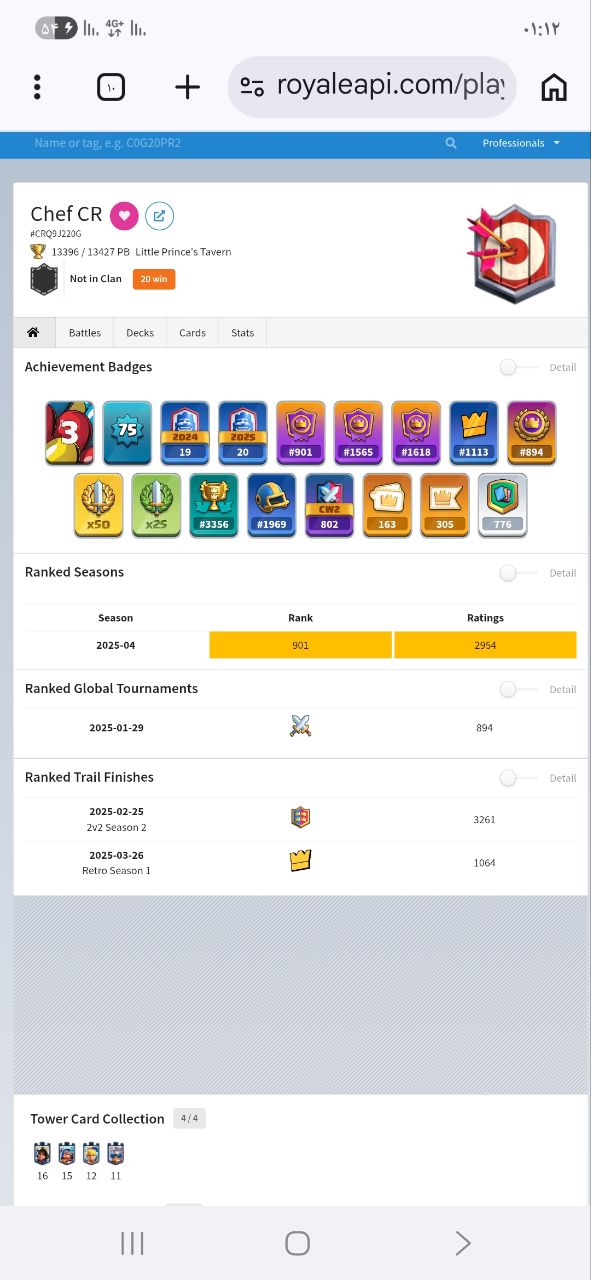 اکانت کلش رویال لول 2000 کد 33121 2 اکانت کلش رویال لول 2000 کد 33121 - Image 2