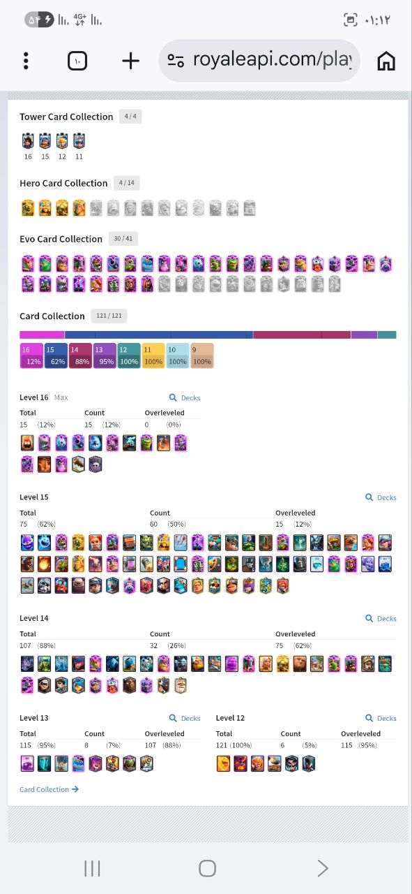 اکانت کلش رویال لول 2000 کد 33121 3 اکانت کلش رویال لول 2000 کد 33121 - Image 3