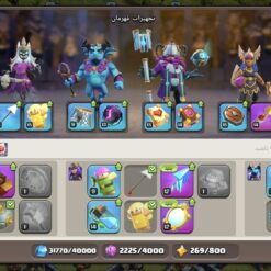 اکانت کلش اف کلنز تاون هال 14 لول 191 کد 117226 20 IMG 20260626 145017 119