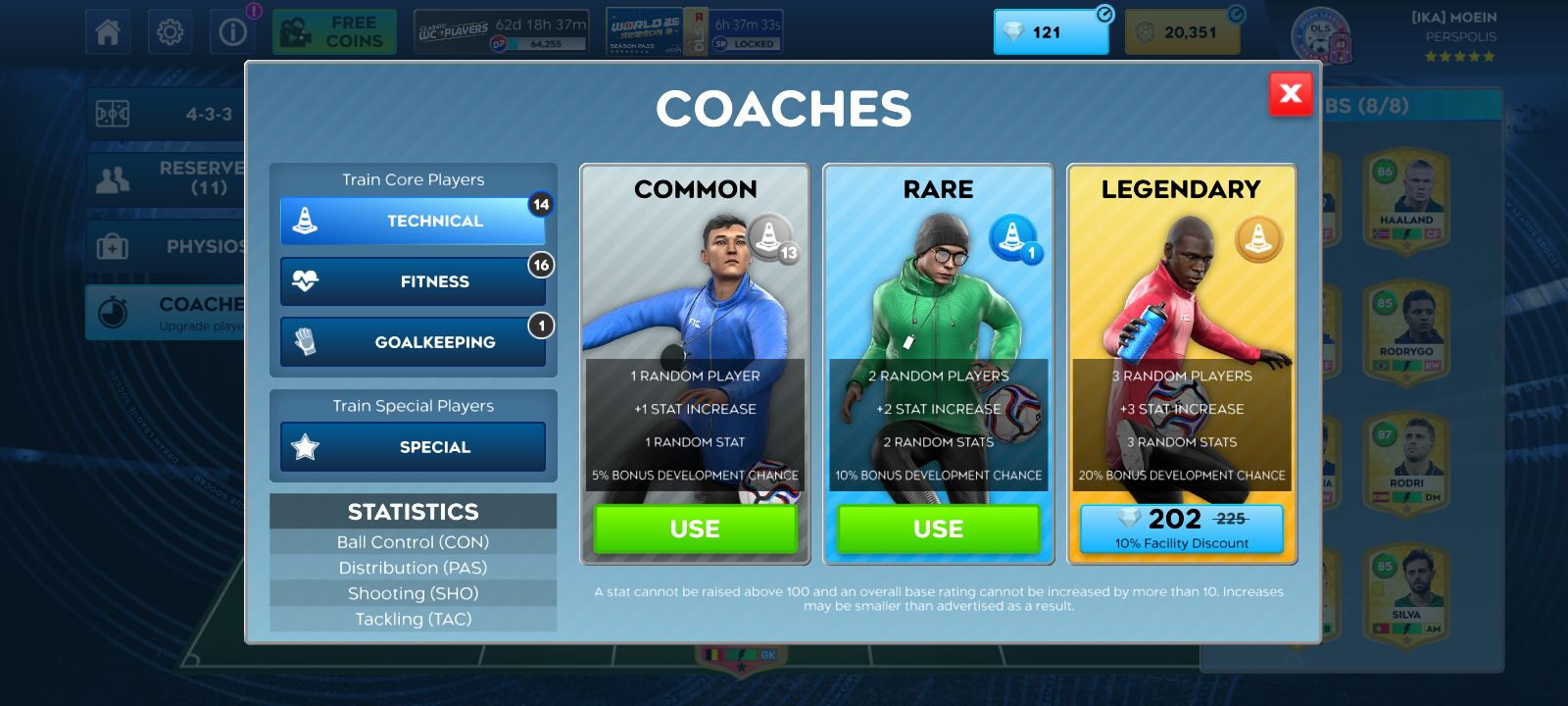 اکانت بازی Dream league soccer لول 63 کد 814412 6 اکانت بازی Dream league soccer لول 63 کد 814412 - Image 6