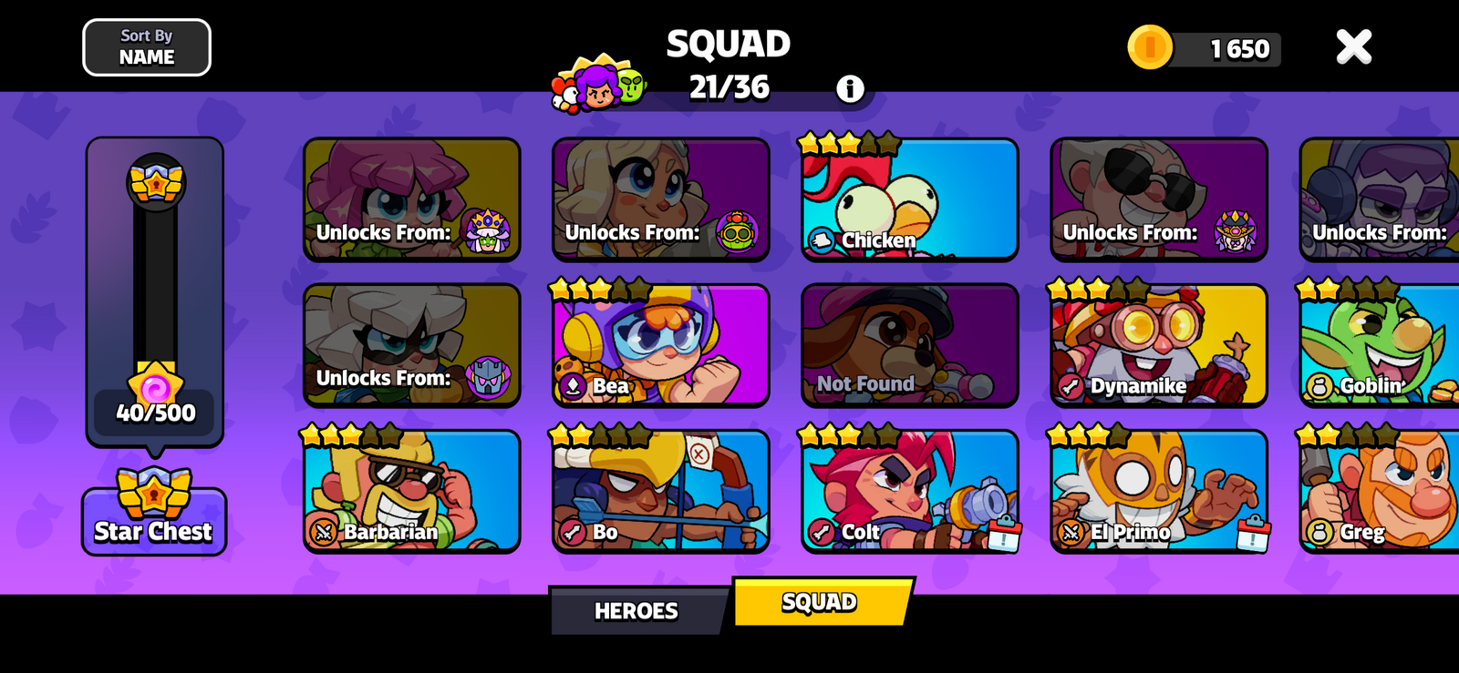 اکانت بازی Squad Busters لول 81 کد 814256 6 اکانت بازی Squad Busters لول 81 کد 814256 - Image 6