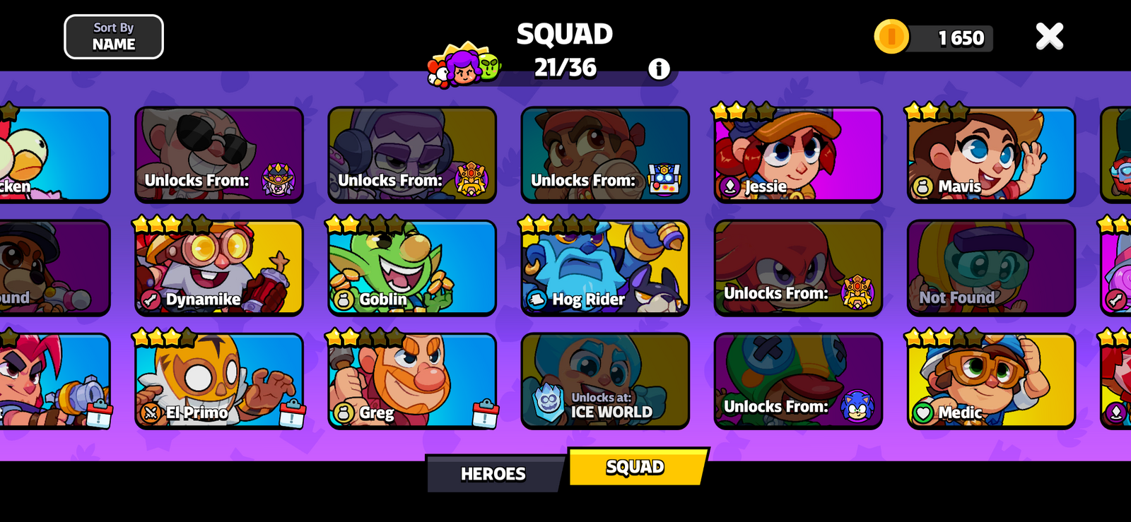 اکانت بازی Squad Busters لول 81 کد 814256 5 اکانت بازی Squad Busters لول 81 کد 814256 - Image 5