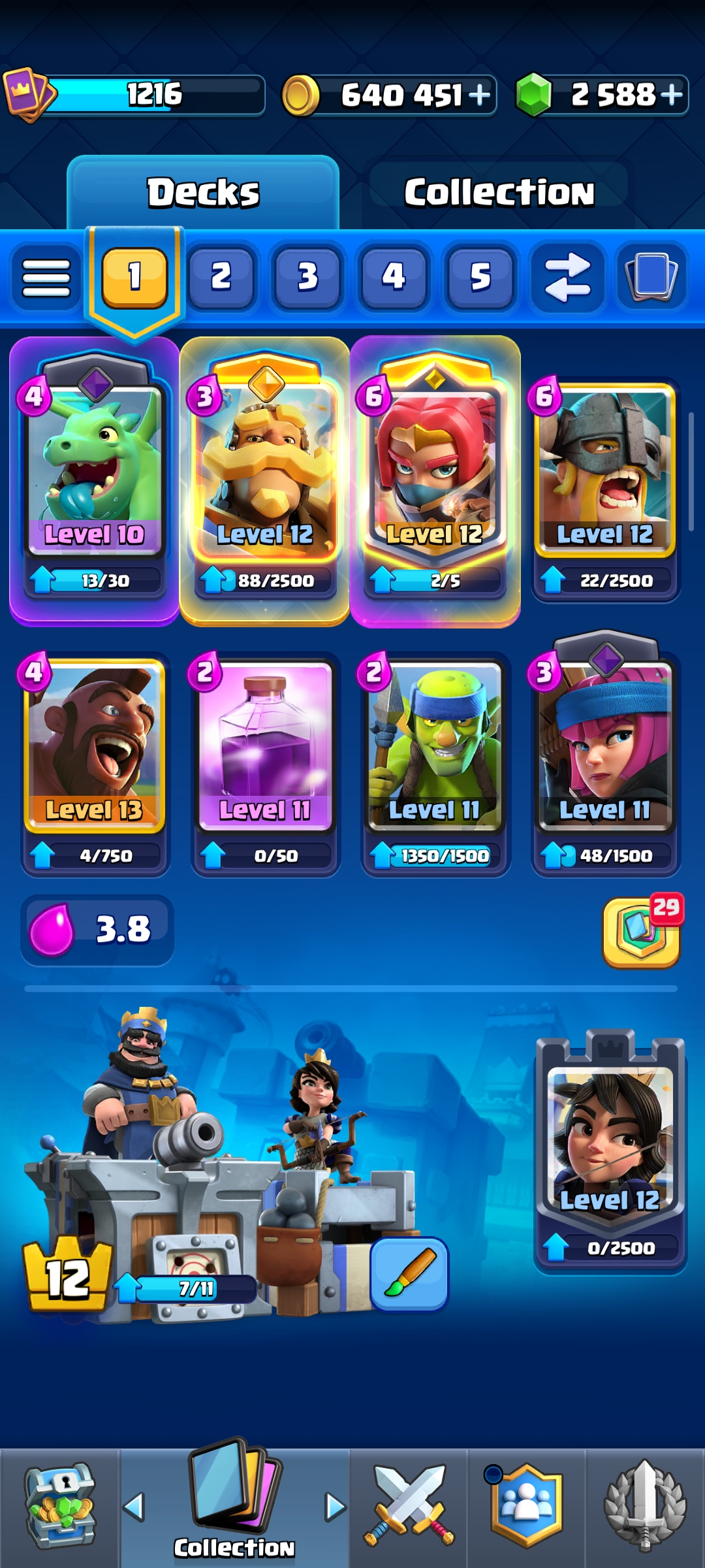 اکانت کلش رویال لول 12 کد 32946 3 اکانت کلش رویال لول 12 کد 32946 - Image 3