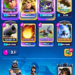 اکانت کلش رویال لول 52 کد 32969 9 Screenshot 2026 06 06 17 08 05 388 com.supercell.clashroyale