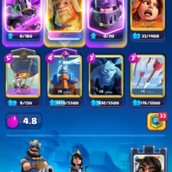 اکانت کلش رویال لول 52 کد 33020 8 Screenshot 2026 06 09 23 16 35 830 com.supercell.clashroyale