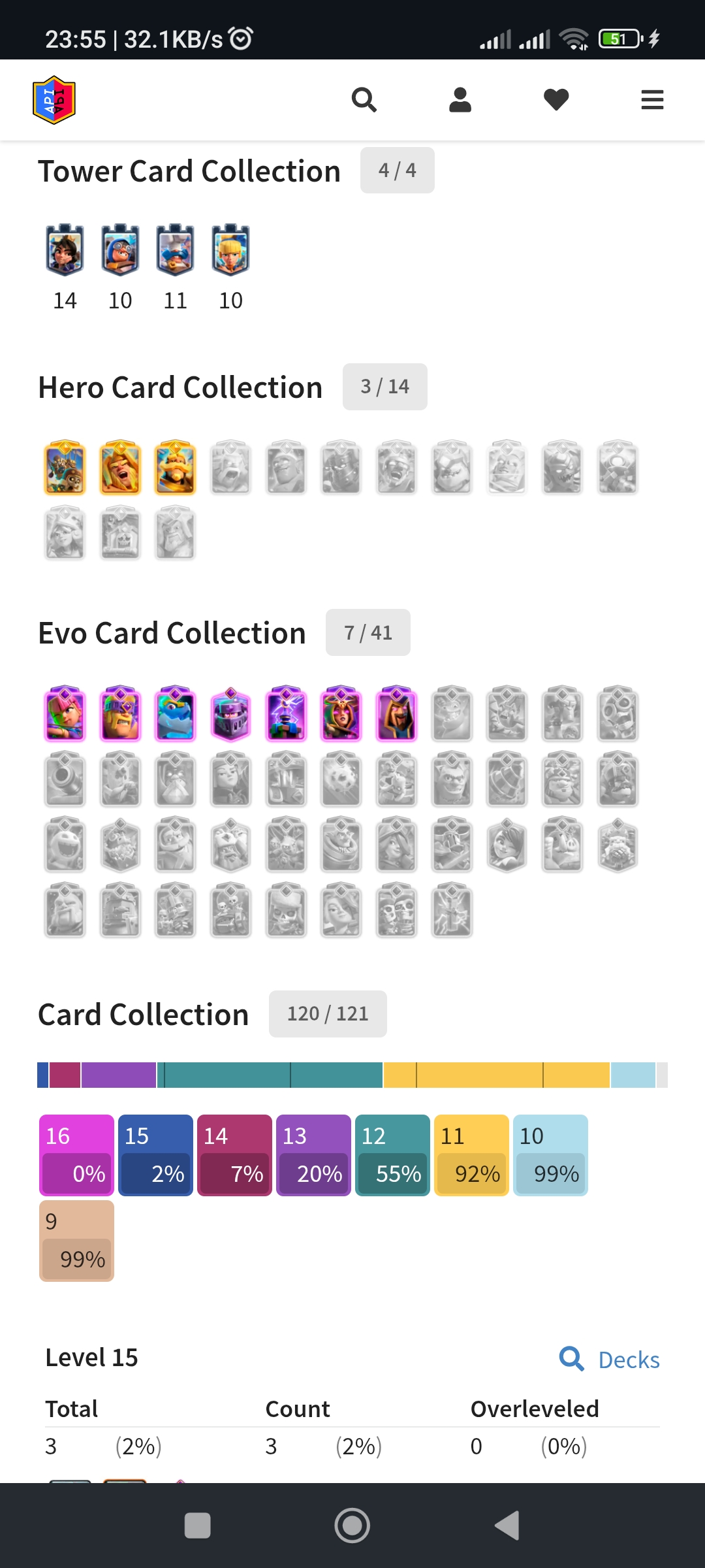 اکانت کلش رویال لول 50 کد 33021 6 اکانت کلش رویال لول 50 کد 33021 - Image 6