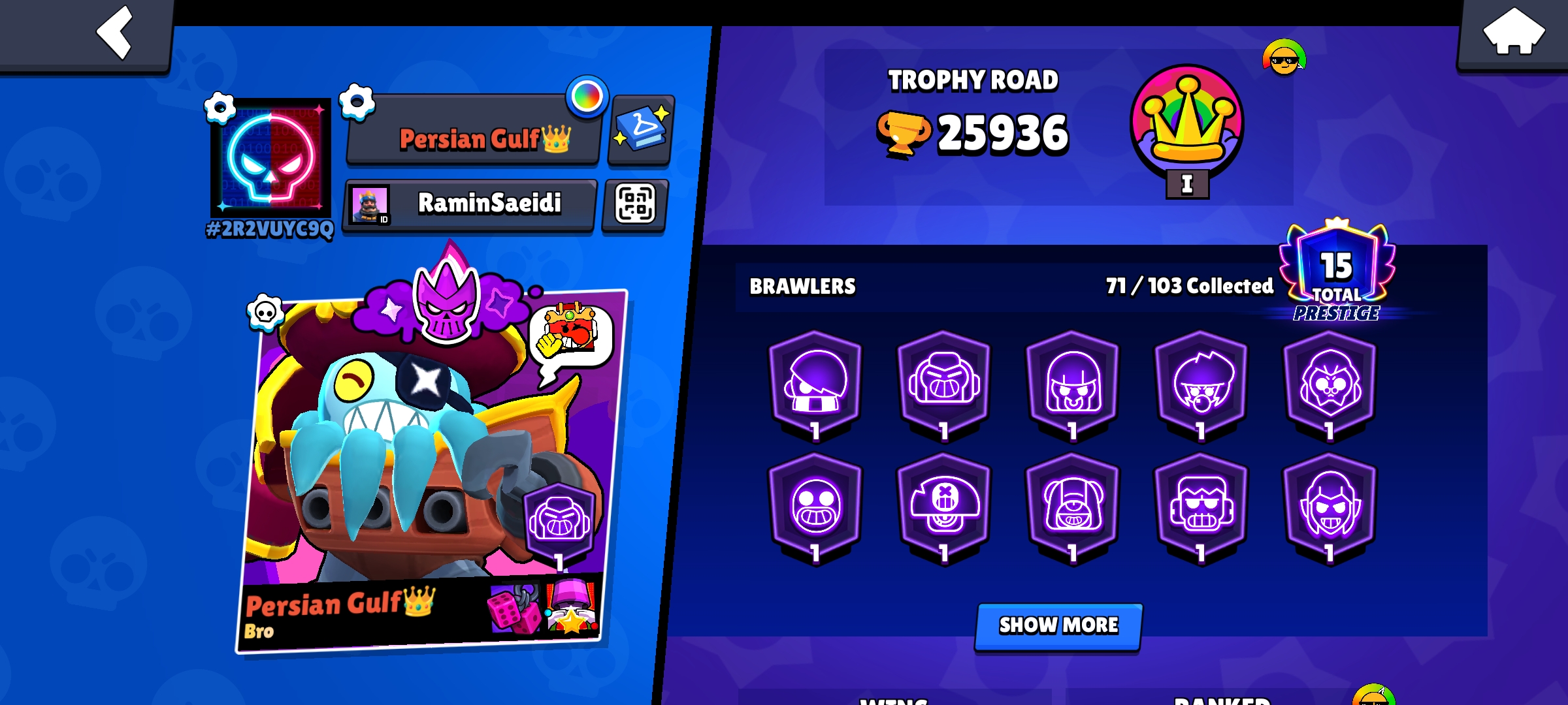 اکانت براول استارز کاپ 26000 کد 41063 2 اکانت براول استارز کاپ 26000 کد 41063 - Image 2
