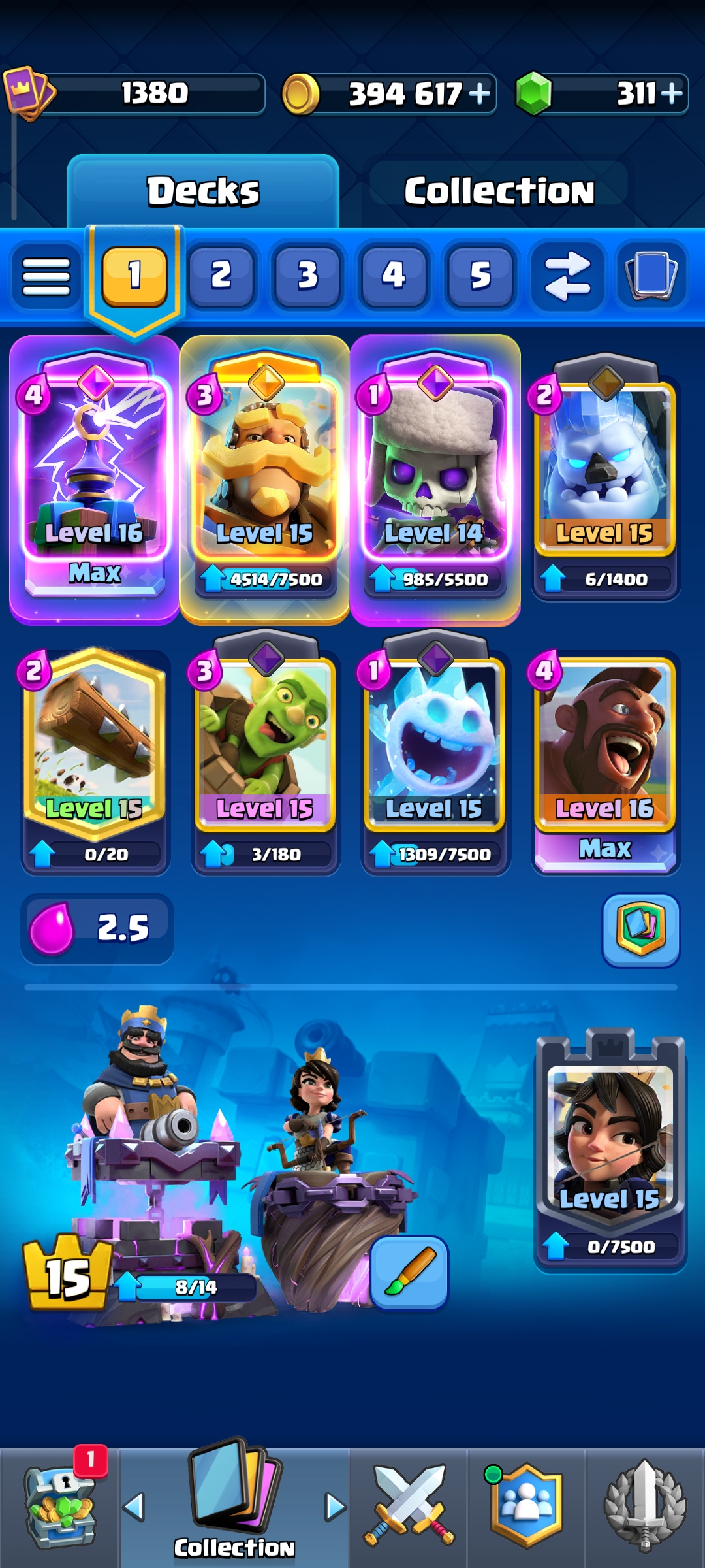 اکانت کلش رویال لول 57 کد 33134 3 اکانت کلش رویال لول 57 کد 33134 - Image 3